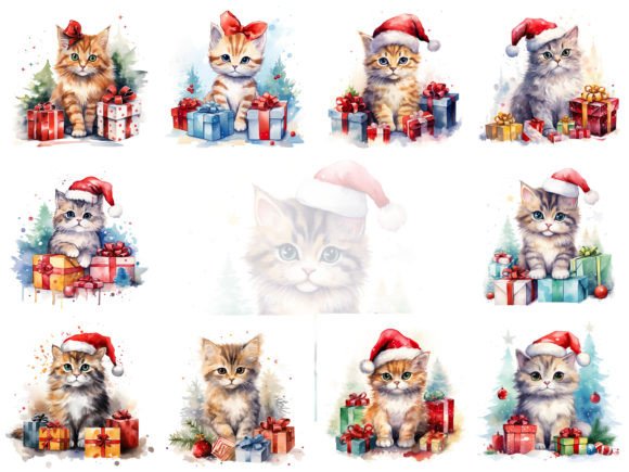 A Beautiful Christmas Cat Clipart Review