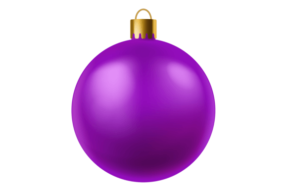 Christmas Decoration Mockup. Glossy Real for Illustrations