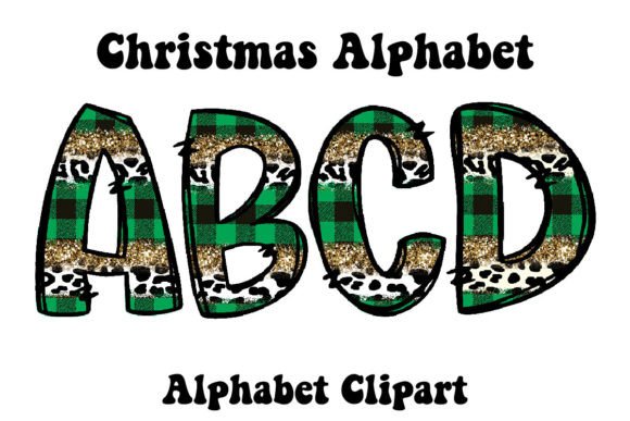 Christmas Green Plaid Leopard Doodle Review: A Fresh Illustrations Asset for Sellers