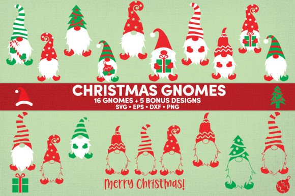 Christmas Holiday Gnomes: A Review of Seasonal Illustrations for Publishers