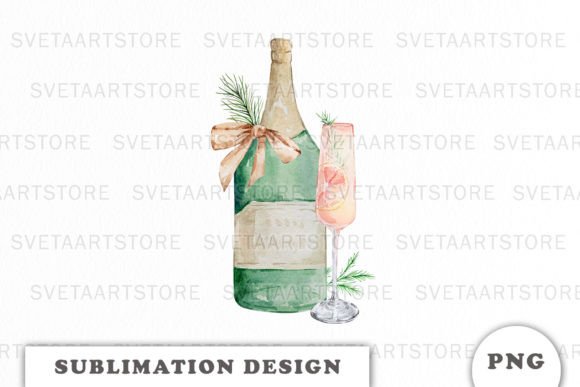 Christmas Holiday Sublimation PNG for Illustrations