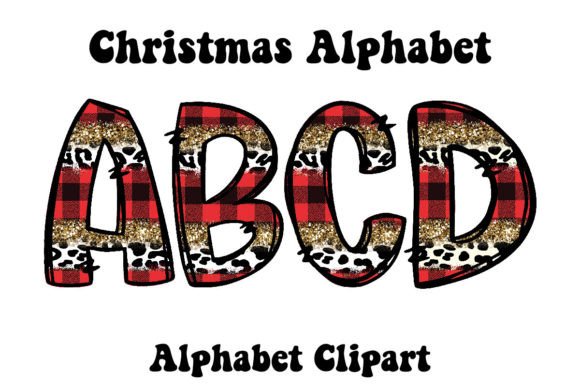 Christmas Red Plaid Gold Glitter Doodle: A Designer's Review of Seasonal Illustrations