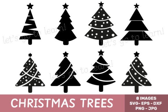 Christmas Trees Set - Vectors & Illustrations Review