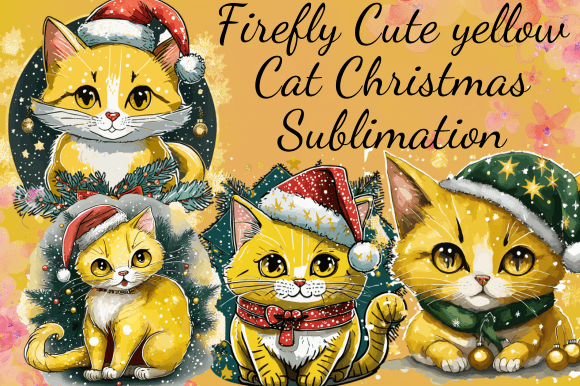 Cute Cat Christmas Sublimation: A Seller's Review of Seasonal Illustrations