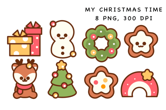 My Christmas Time Sticker: A Review of Seasonal Illustrations