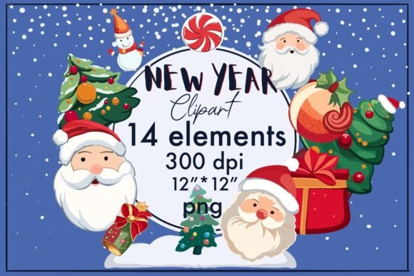 New Year, Christmas.Christmas Tree, Sant Illustrations Review