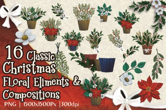 Reviewing 16 Christmas Elements and Compositions for Real Crafting