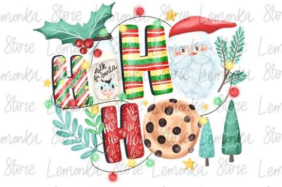 Santa Ho-Ho-Ho Christmas Png for Kids & Illustrations